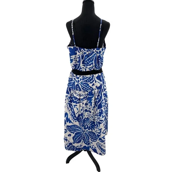 banana republic blue floral maxi dress MURCI ONYX DRESS BLACK – JMWEEKENDRENTAL main image 0